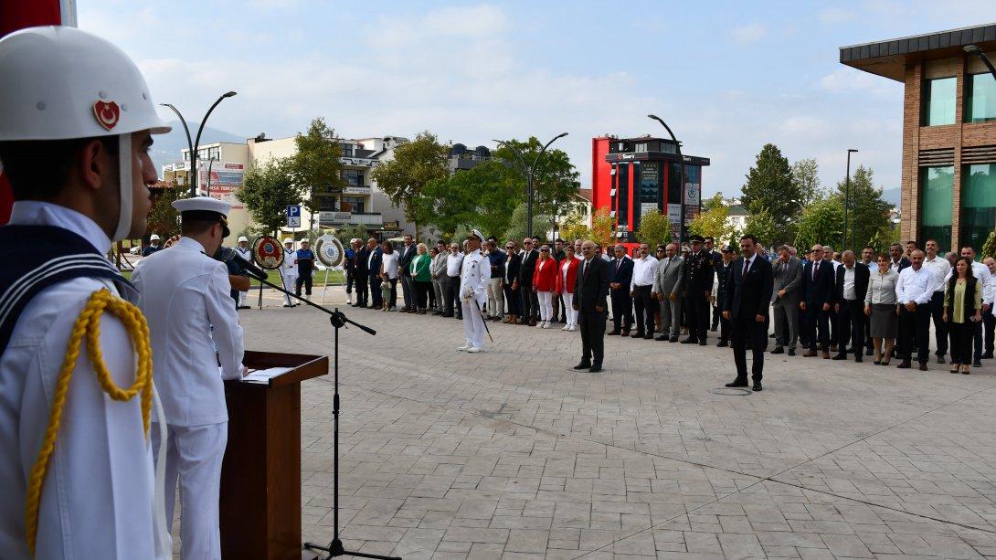 30 Ağustos Zafer Bayramı'nın 100'üncü yıl dönümü ilçemizde düzenlenen törenle kutlandı.
