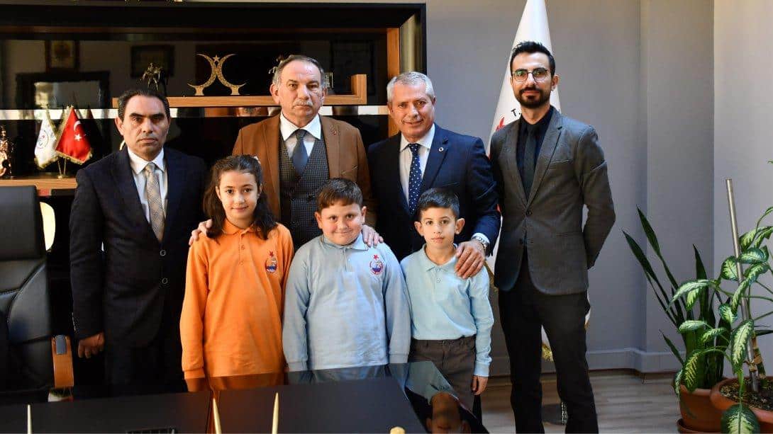 Mehmet Süha Uçar Bahçecik Körfez İlkokulu öğrencilerimizden ziyaret.